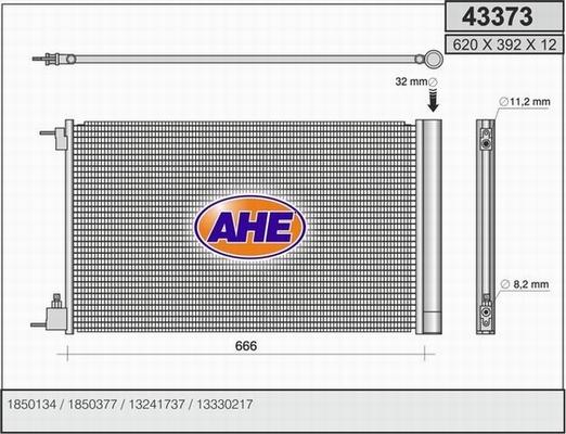 AHE 43373 - Kondensators, Gaisa kond. sistēma ps1.lv