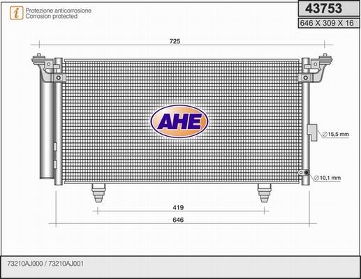 AHE 43753 - Kondensators, Gaisa kond. sistēma ps1.lv