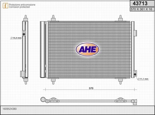 AHE 43713 - Kondensators, Gaisa kond. sistēma ps1.lv