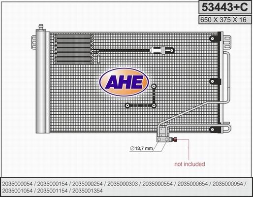 AHE 53443+C - Kondensators, Gaisa kond. sistēma ps1.lv