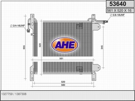 AHE 53640 - Kondensators, Gaisa kond. sistēma ps1.lv