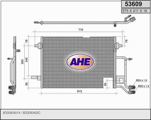 AHE 53609 - Kondensators, Gaisa kond. sistēma ps1.lv