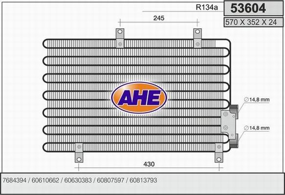 AHE 53604 - Kondensators, Gaisa kond. sistēma ps1.lv