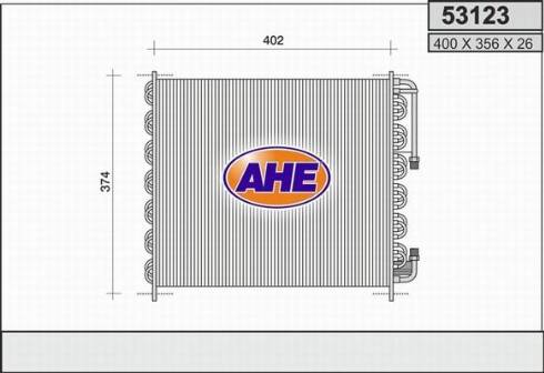 AHE 53123 - Kondensators, Gaisa kond. sistēma ps1.lv