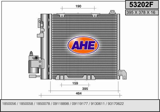 AHE 53202F - Kondensators, Gaisa kond. sistēma ps1.lv