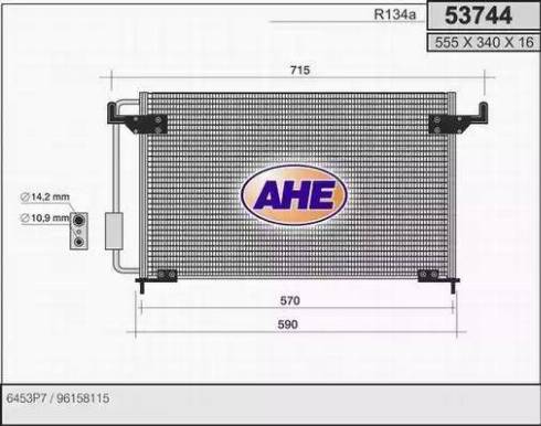 AHE 53744 - Kondensators, Gaisa kond. sistēma ps1.lv