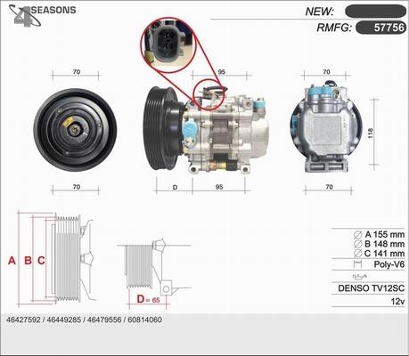 AHE 57756 - Kompresors, Gaisa kond. sistēma ps1.lv