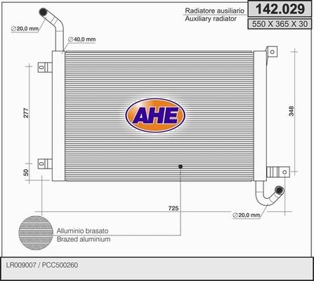 AHE 142.029 - Radiators, Motora dzesēšanas sistēma ps1.lv