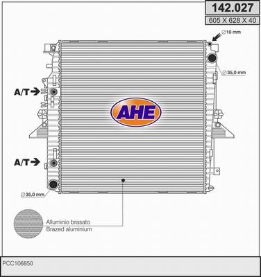 AHE 142.027 - Radiators, Motora dzesēšanas sistēma ps1.lv