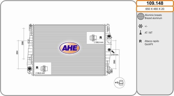 AHE 109.148 - Radiators, Motora dzesēšanas sistēma ps1.lv