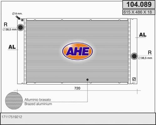 AHE 104.089 - Radiators, Motora dzesēšanas sistēma ps1.lv