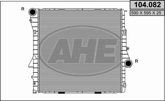 AHE 104.082 - Radiators, Motora dzesēšanas sistēma ps1.lv