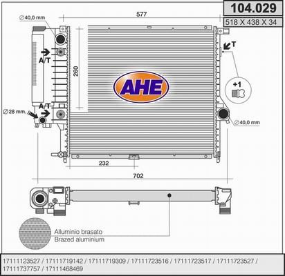 AHE 104.029 - Radiators, Motora dzesēšanas sistēma ps1.lv