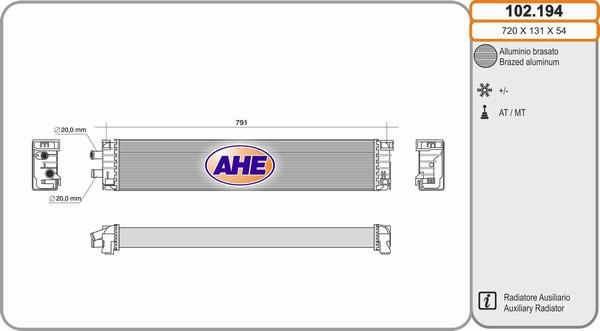 AHE 102.194 - Radiators, Motora dzesēšanas sistēma ps1.lv