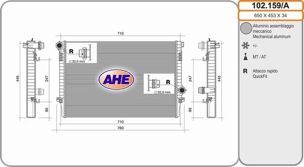 AHE 102.159/A - Radiators, Motora dzesēšanas sistēma ps1.lv