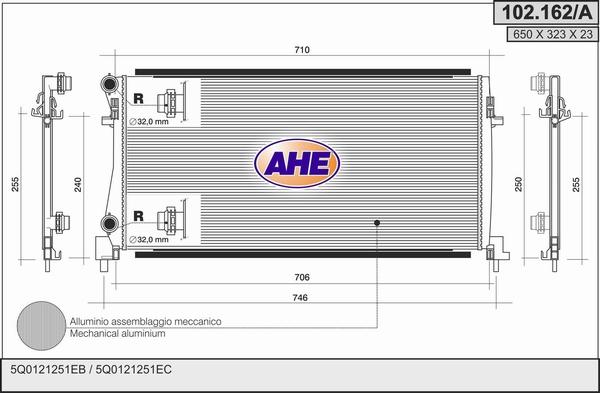 AHE 102.162/A - Radiators, Motora dzesēšanas sistēma ps1.lv