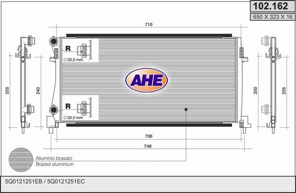 AHE 102.162 - Radiators, Motora dzesēšanas sistēma ps1.lv