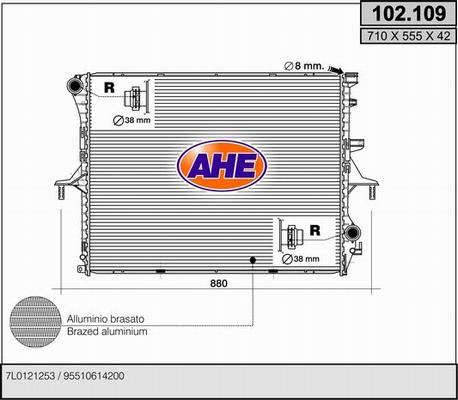 AHE 102.109 - Radiators, Motora dzesēšanas sistēma ps1.lv