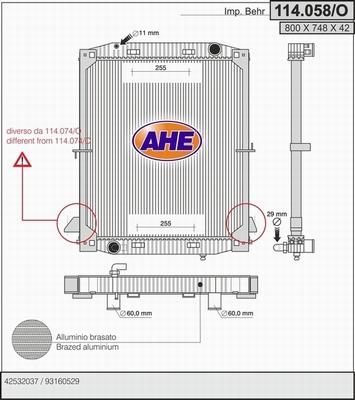 AHE 114.058/O - Radiators, Motora dzesēšanas sistēma ps1.lv