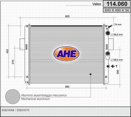 AHE 114.060 - Radiators, Motora dzesēšanas sistēma ps1.lv