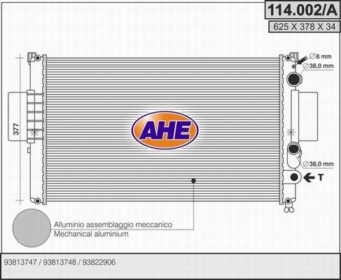 AHE 114.002/A - Radiators, Motora dzesēšanas sistēma ps1.lv