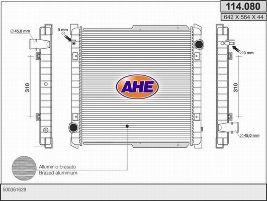 AHE 114.080 - Radiators, Motora dzesēšanas sistēma ps1.lv