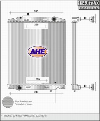 AHE 114.073/O - Radiators, Motora dzesēšanas sistēma ps1.lv