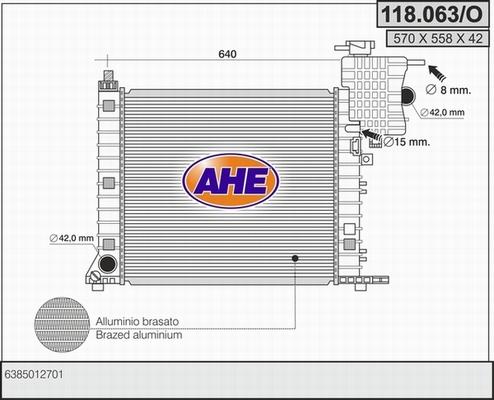 AHE 118.063/O - Radiators, Motora dzesēšanas sistēma ps1.lv