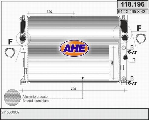 AHE 118.196 - Radiators, Motora dzesēšanas sistēma ps1.lv