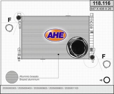 AHE 118.116 - Radiators, Motora dzesēšanas sistēma ps1.lv