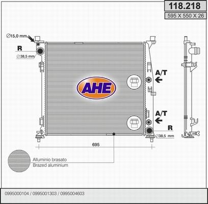 AHE 118.218 - Radiators, Motora dzesēšanas sistēma ps1.lv