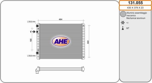 AHE 131.055 - Radiators, Motora dzesēšanas sistēma ps1.lv