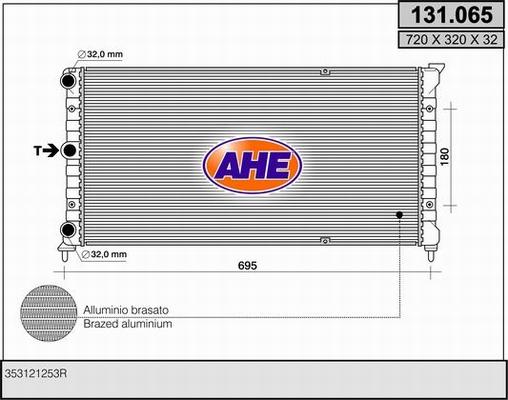 AHE 131.065 - Radiators, Motora dzesēšanas sistēma ps1.lv