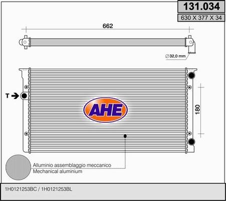 AHE 131.034 - Radiators, Motora dzesēšanas sistēma ps1.lv