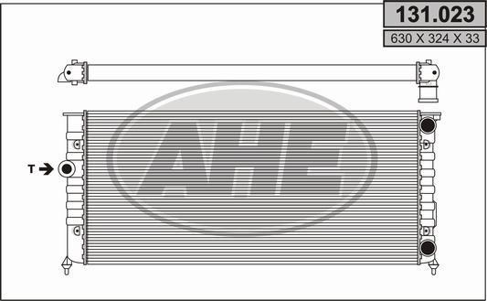 AHE 131.023 - Radiators, Motora dzesēšanas sistēma ps1.lv