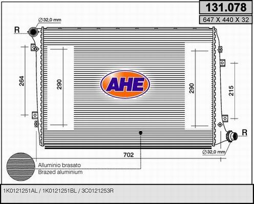 AHE 131.078 - Radiators, Motora dzesēšanas sistēma ps1.lv