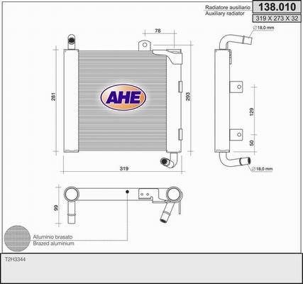 AHE 138.010 - Radiators, Motora dzesēšanas sistēma ps1.lv