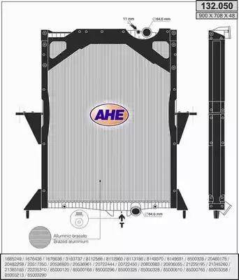 AHE 132.050 - Radiators, Motora dzesēšanas sistēma ps1.lv