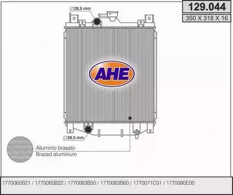 AHE 129.044 - Radiators, Motora dzesēšanas sistēma ps1.lv