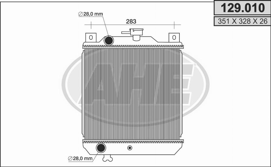 AHE 129.010 - Radiators, Motora dzesēšanas sistēma ps1.lv