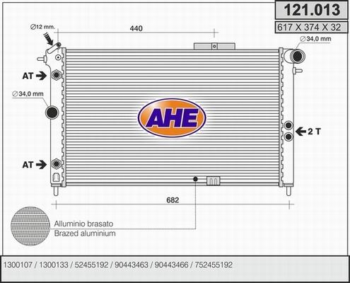 AHE 121.013 - Radiators, Motora dzesēšanas sistēma ps1.lv