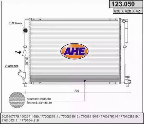 AHE 123.050 - Radiators, Motora dzesēšanas sistēma ps1.lv