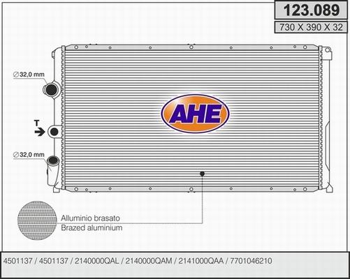 AHE 123.089 - Radiators, Motora dzesēšanas sistēma ps1.lv