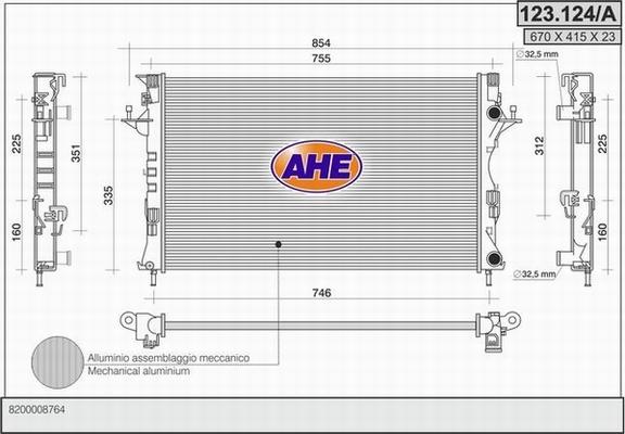 AHE 123.124/A - Radiators, Motora dzesēšanas sistēma ps1.lv