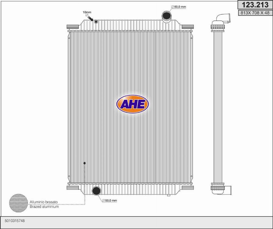 AHE 123.213 - Radiators, Motora dzesēšanas sistēma ps1.lv