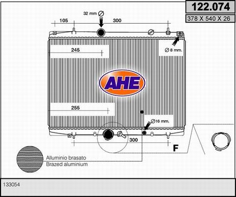 AHE 122.074 - Radiators, Motora dzesēšanas sistēma ps1.lv