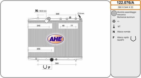 AHE 122.076/A - Radiators, Motora dzesēšanas sistēma ps1.lv