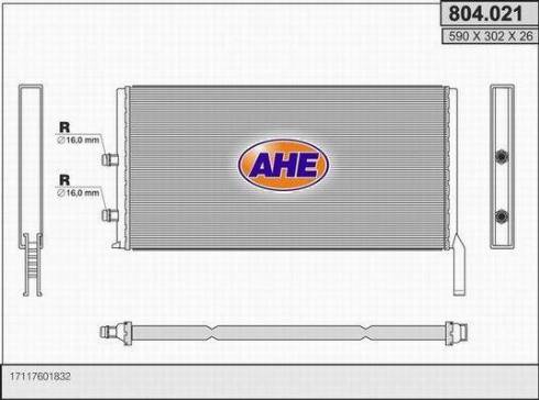 AHE 804.021 - Eļļas radiators, Motoreļļa ps1.lv