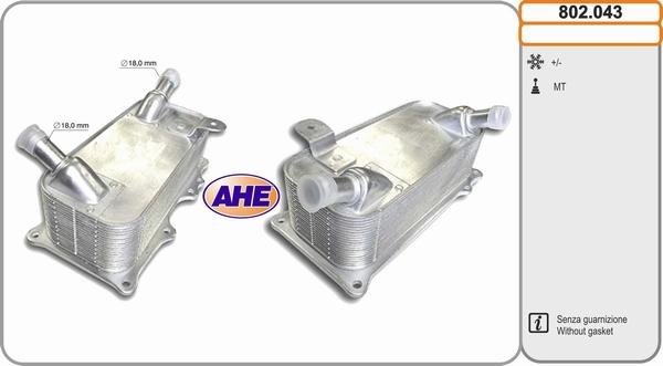 AHE 802.043 - Eļļas radiators, Motoreļļa ps1.lv