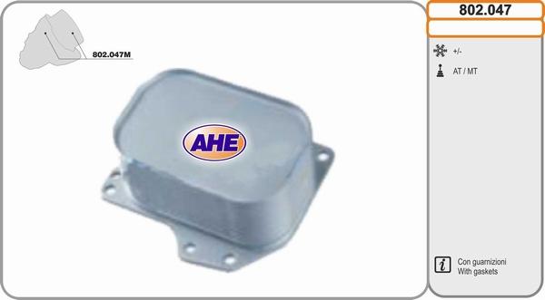 AHE 802.047 - Eļļas radiators, Motoreļļa ps1.lv